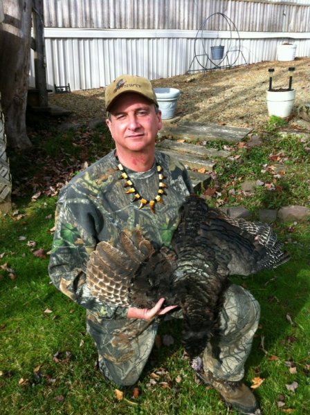 Bob Smith and a fall bird