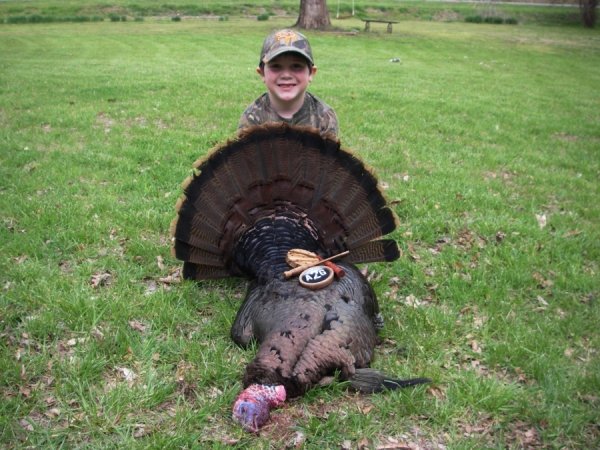 Logan Scruggs first gobbler