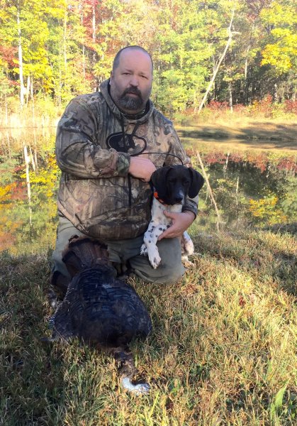 Brian Watts with Buster 