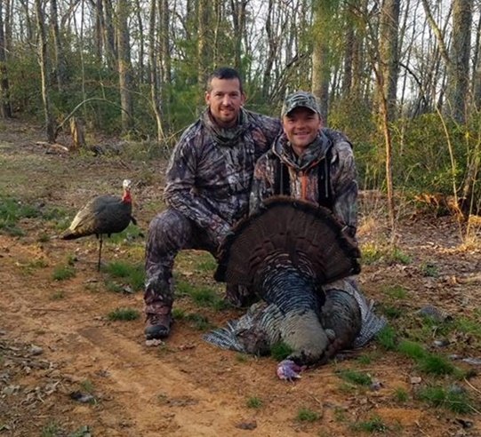 Chris Helps with Russell Coble