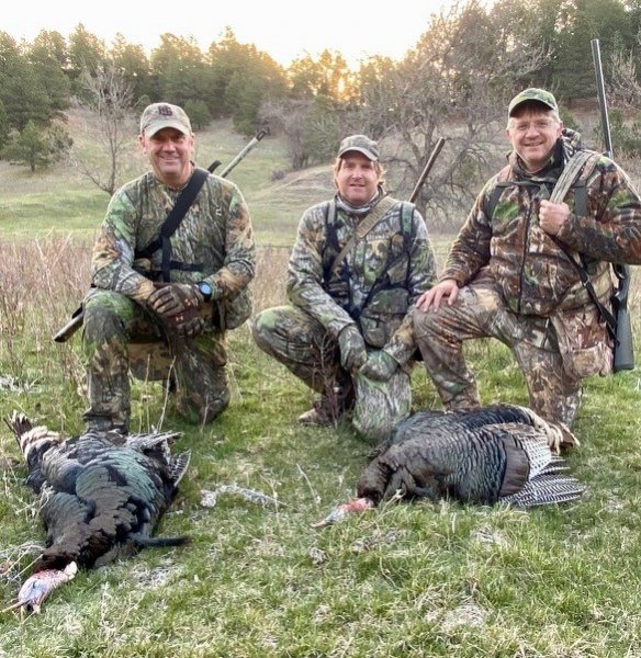Mike Luter with Cal Spence and Chris Fallen 